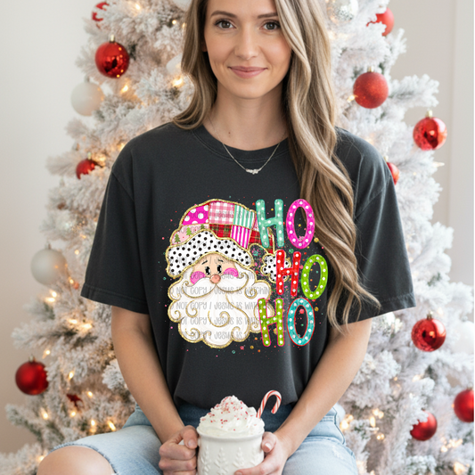 Preppy Santa Ho Ho Ho 09460