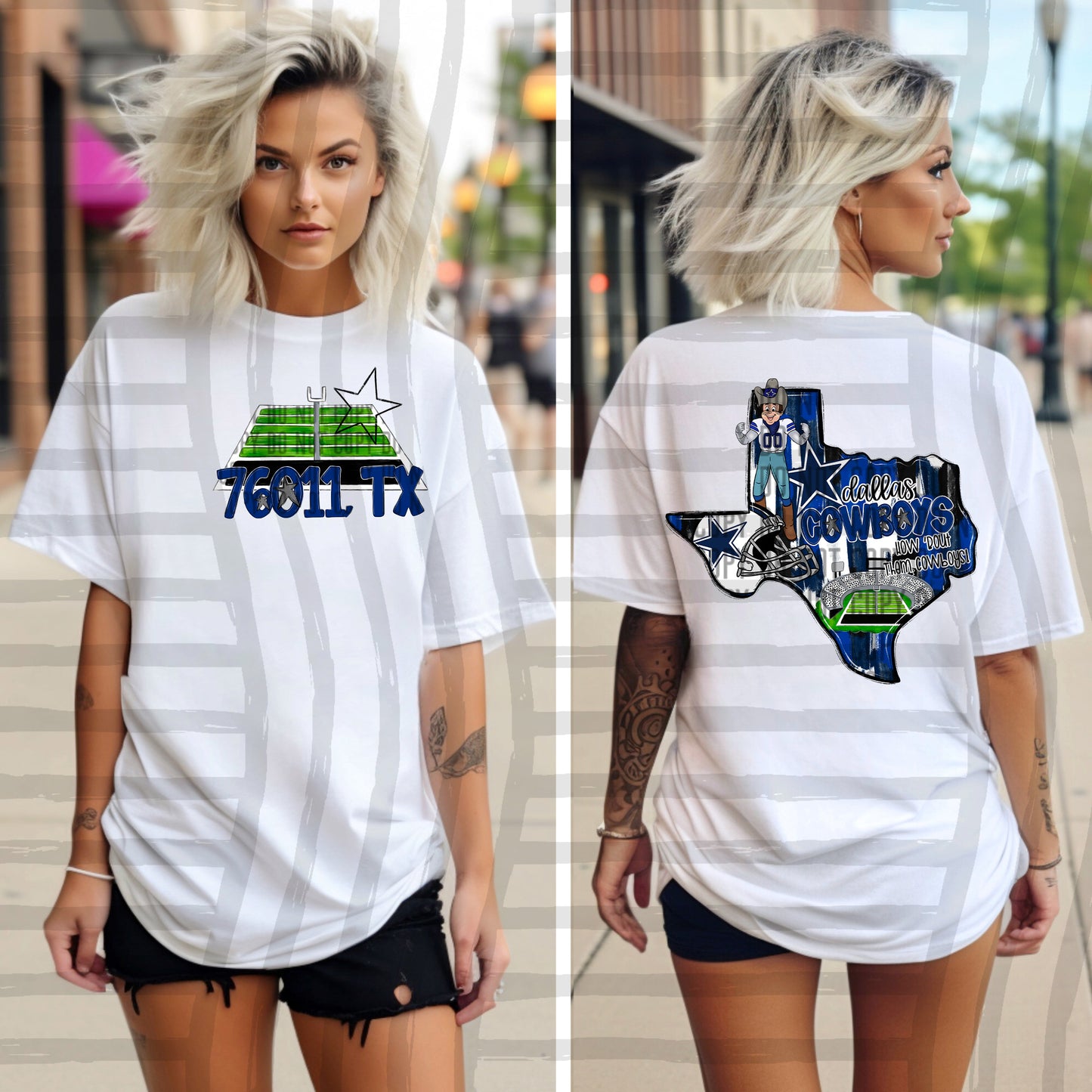 Pro Football Team Brushstroke States (BACK ONLY) (Choose Yours) 01154