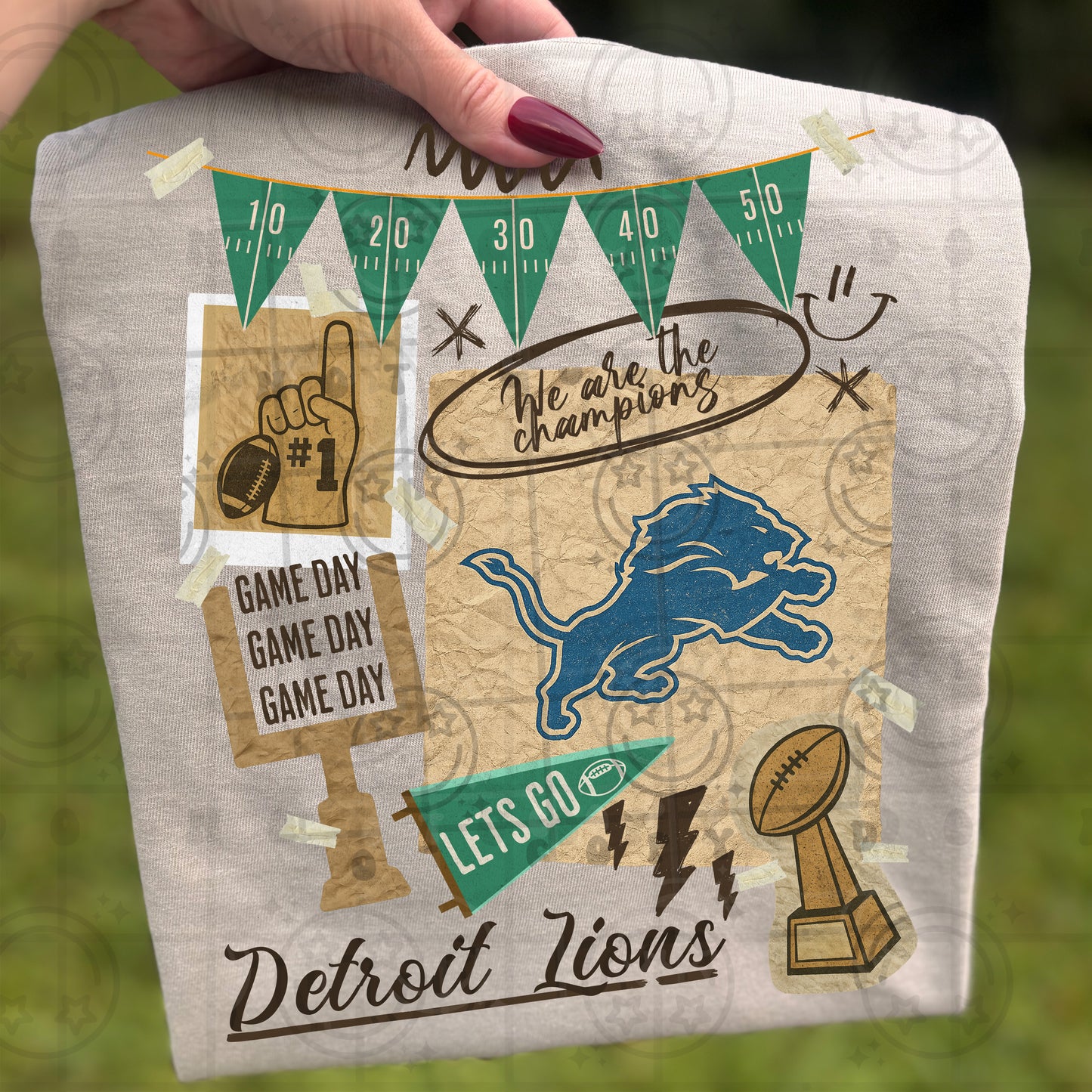 Pro Football Team Vintage Collage (Choose Yours) 00681