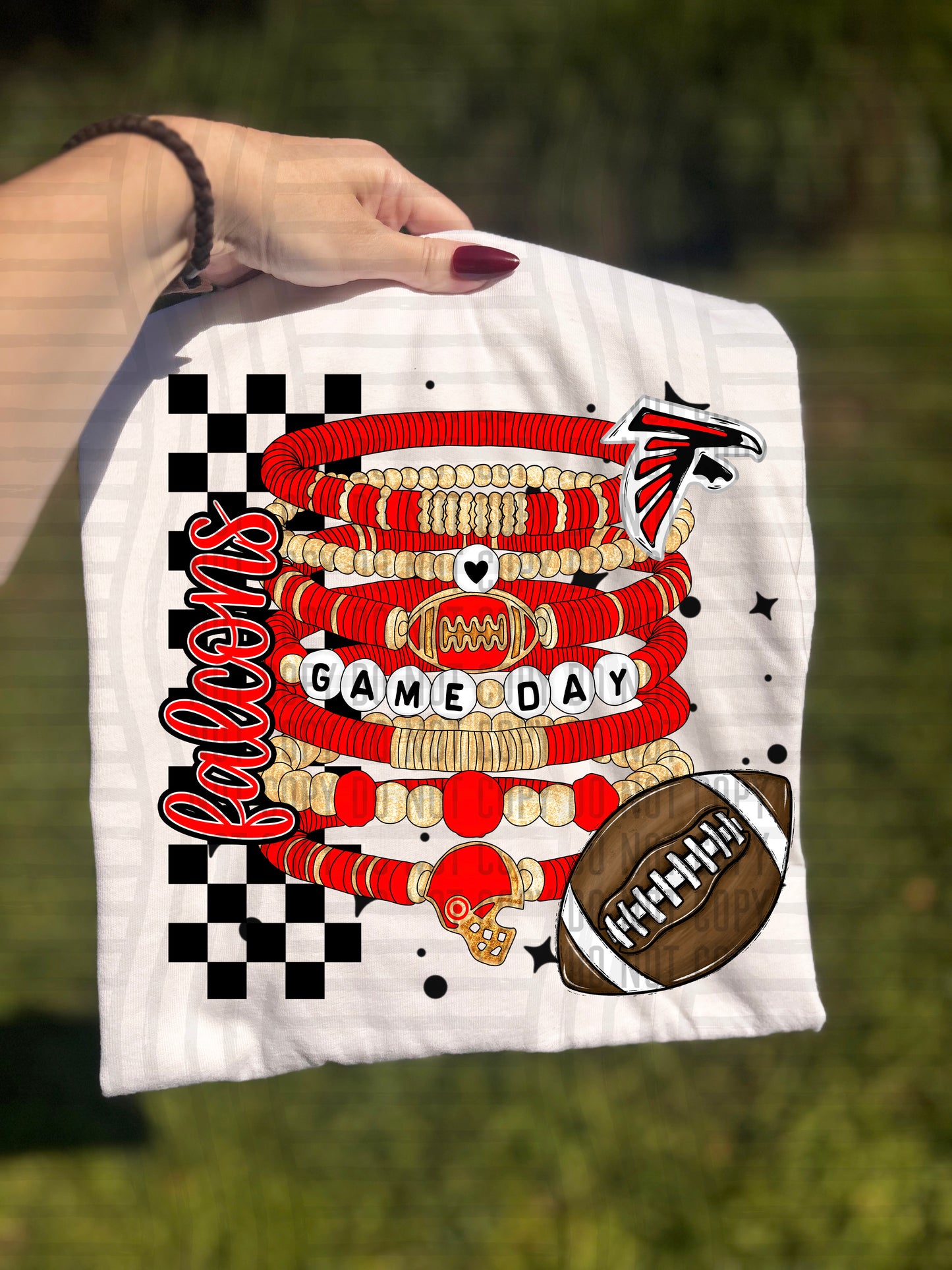 Pro Football Team Stacked Bracelets (Choose Yours) 00922