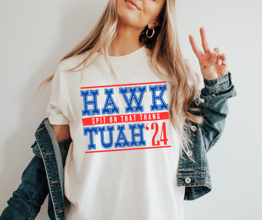 Western Distressed Hawk Tuah 24 05024