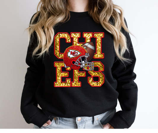 Faux Chiefs Football DTF Transfer 05414