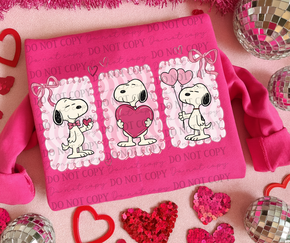 Snoopy Valentine Doodle Frames 07618