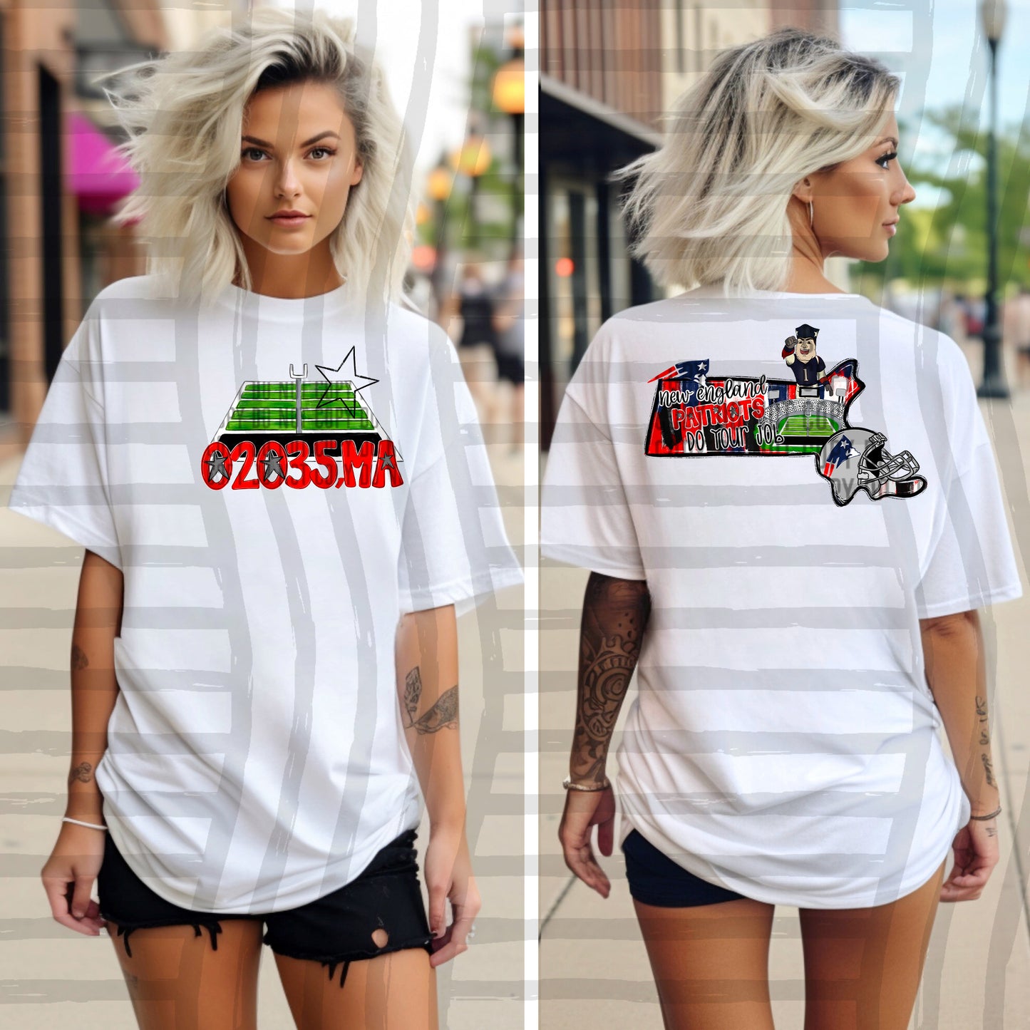 Pro Football Team Brushstroke States (BACK ONLY) (Choose Yours) 01154