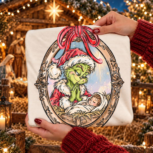 Green Guy Baby Jesus Frame 09701
