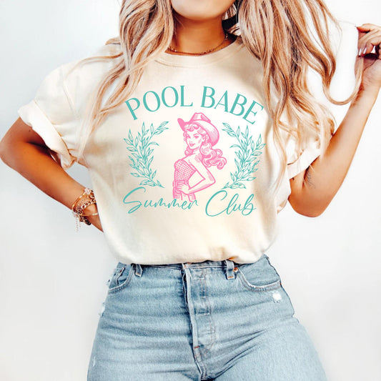 Pool Babe Social Club DTF Transfer 05215