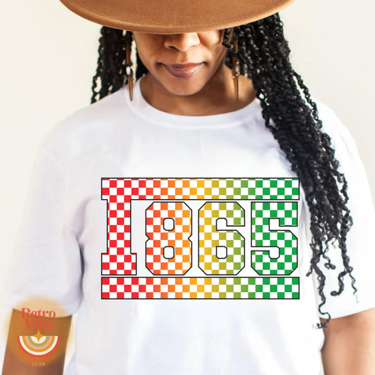 1865 Ombré Checkered Juneteenth 05059
