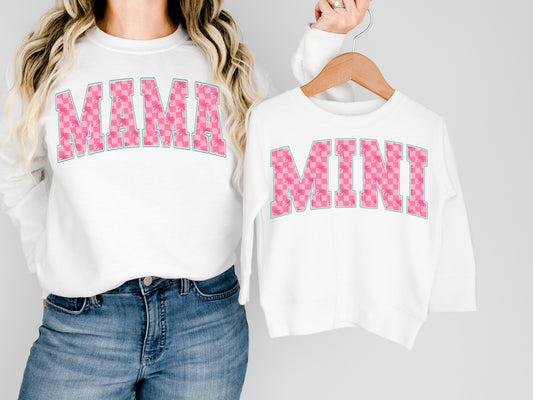 Mama Mini Checkered Palm Trees 05198