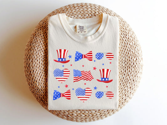 American Flag Hat Heart Collage 05064