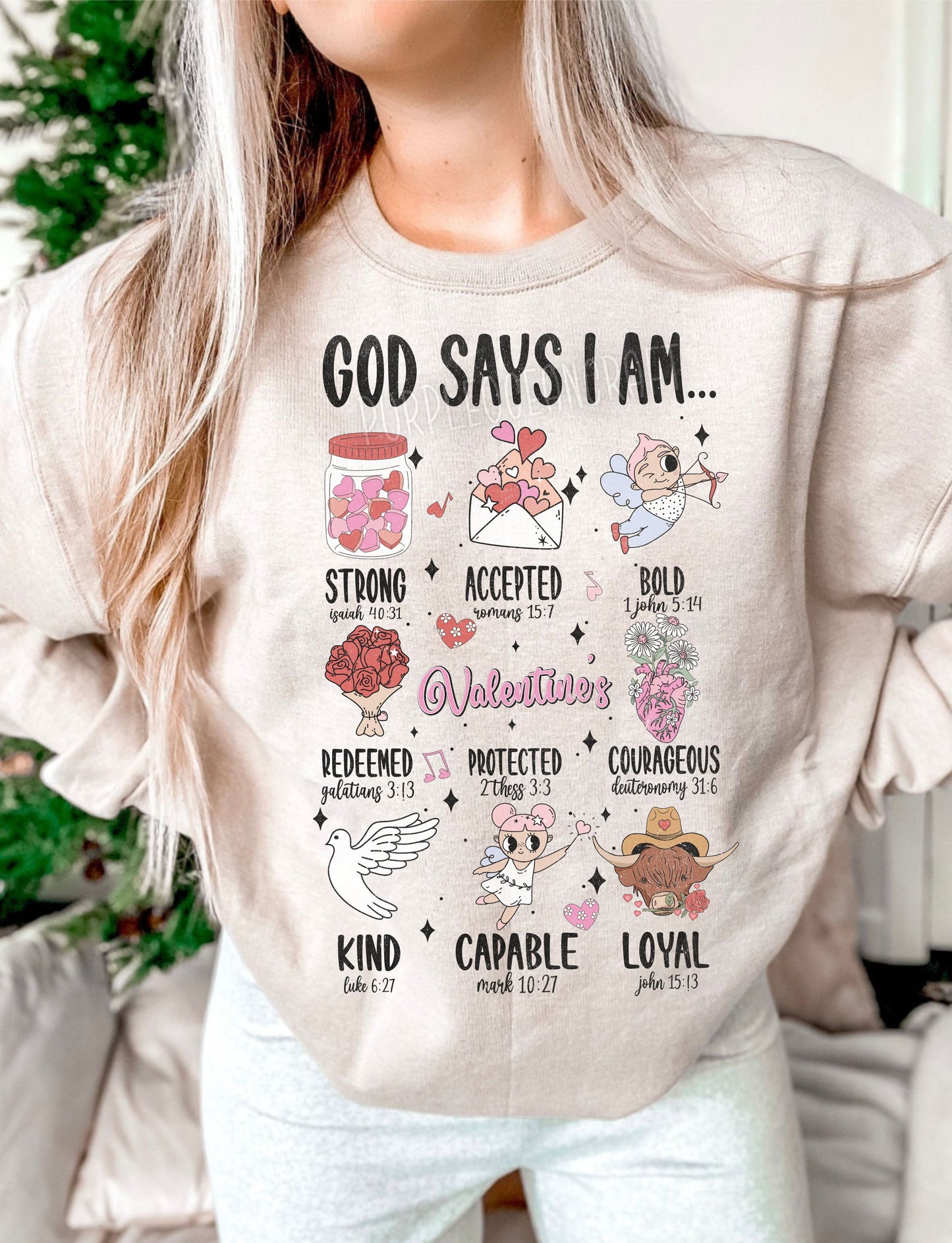 God Says I Am Valentines 04127