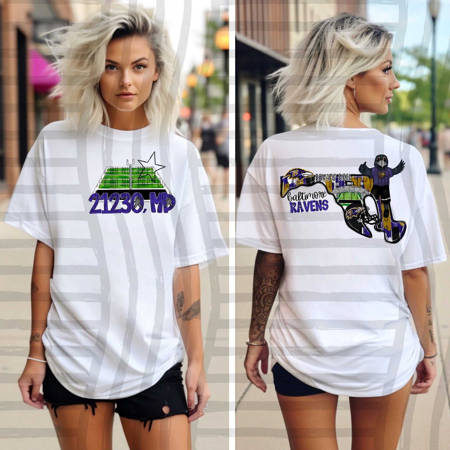 Pro Football Team Brushstroke States (BACK ONLY) (Choose Yours) 01154