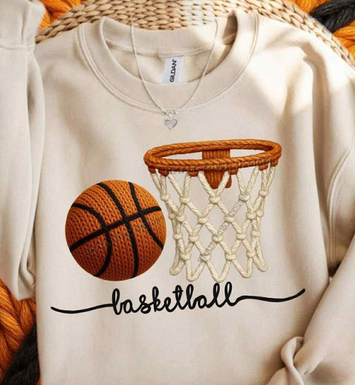 Faux Yarn Basketball 00094
