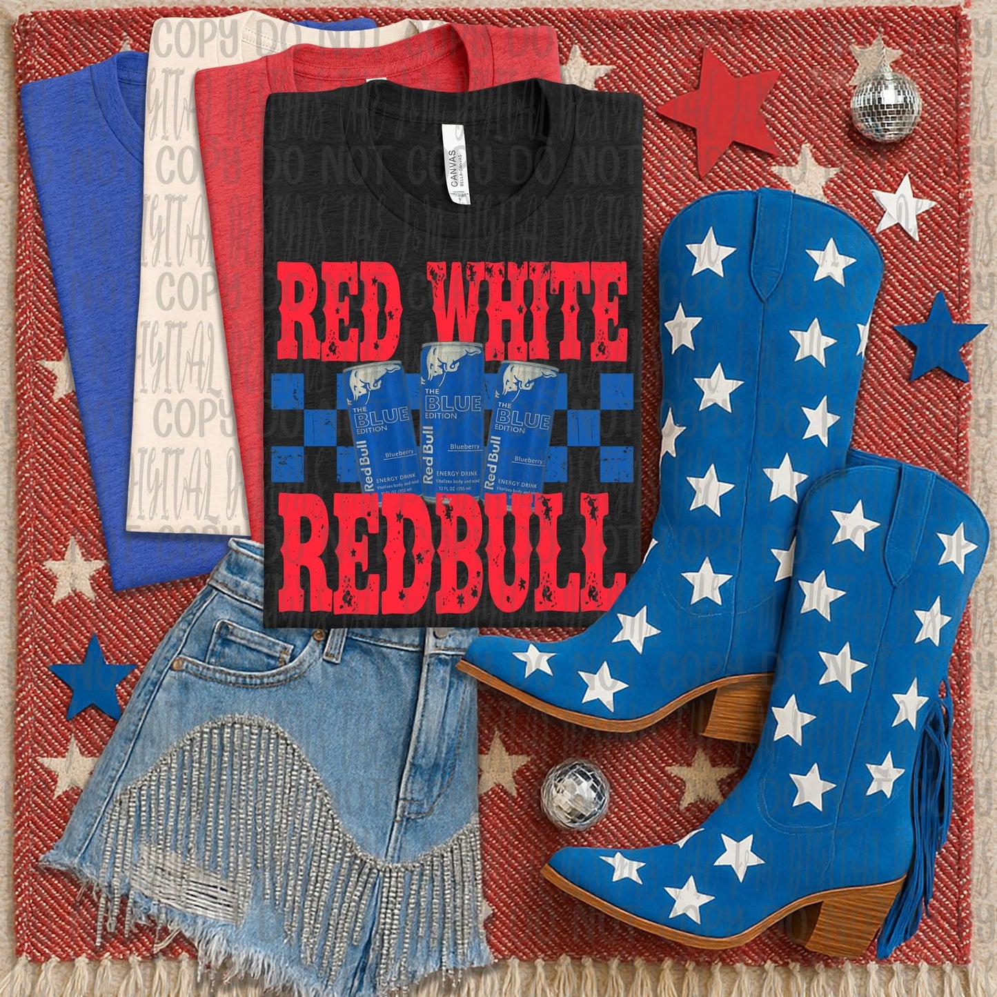 Red White Red Bull Blue Edition 01754