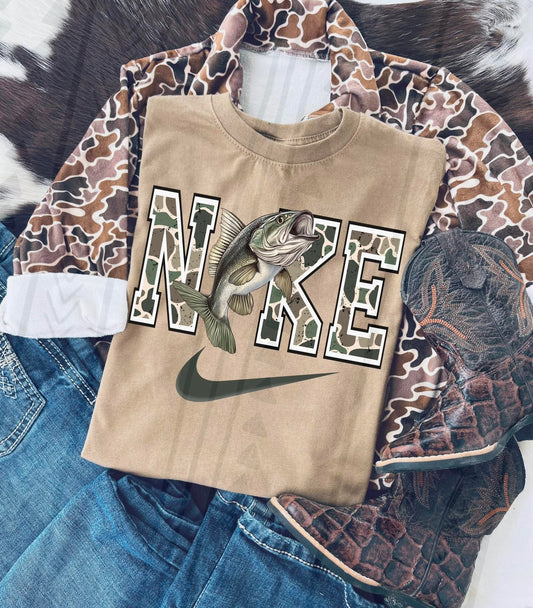 Swoosh Camo Bass Fish 06753