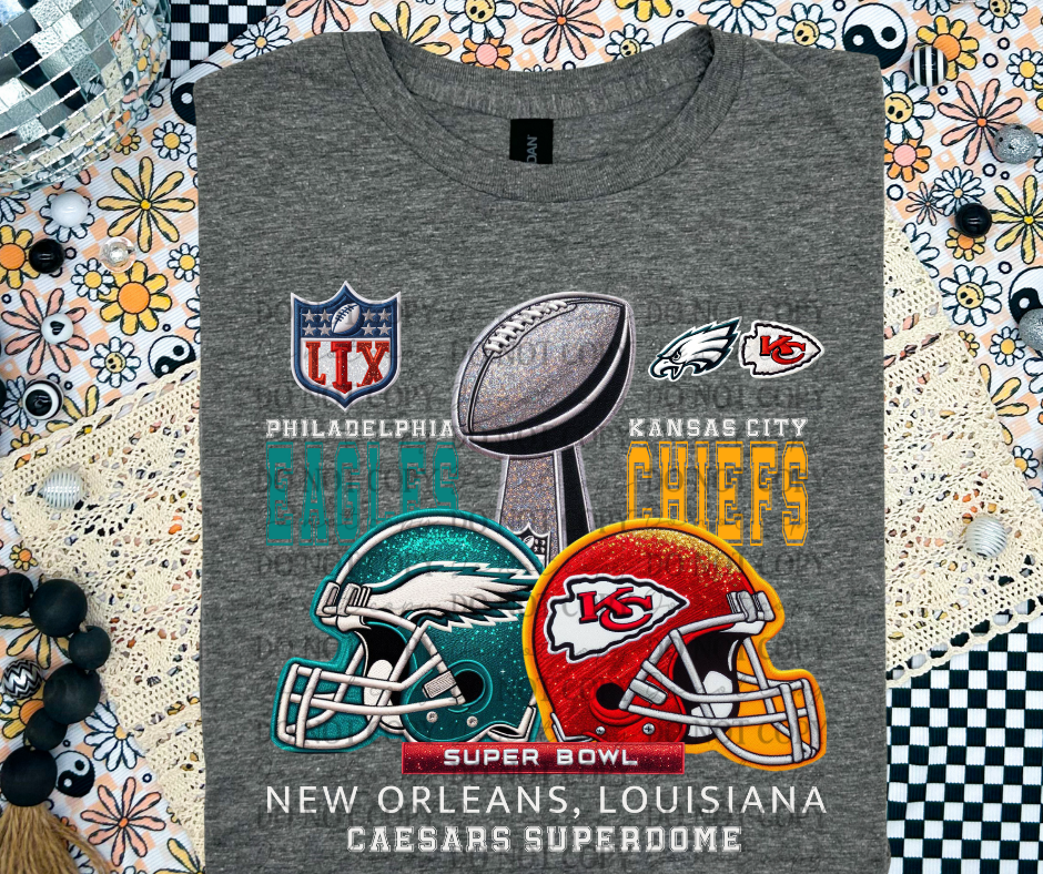 Faux Chiefs Eagles Super Bowl LIX 03343