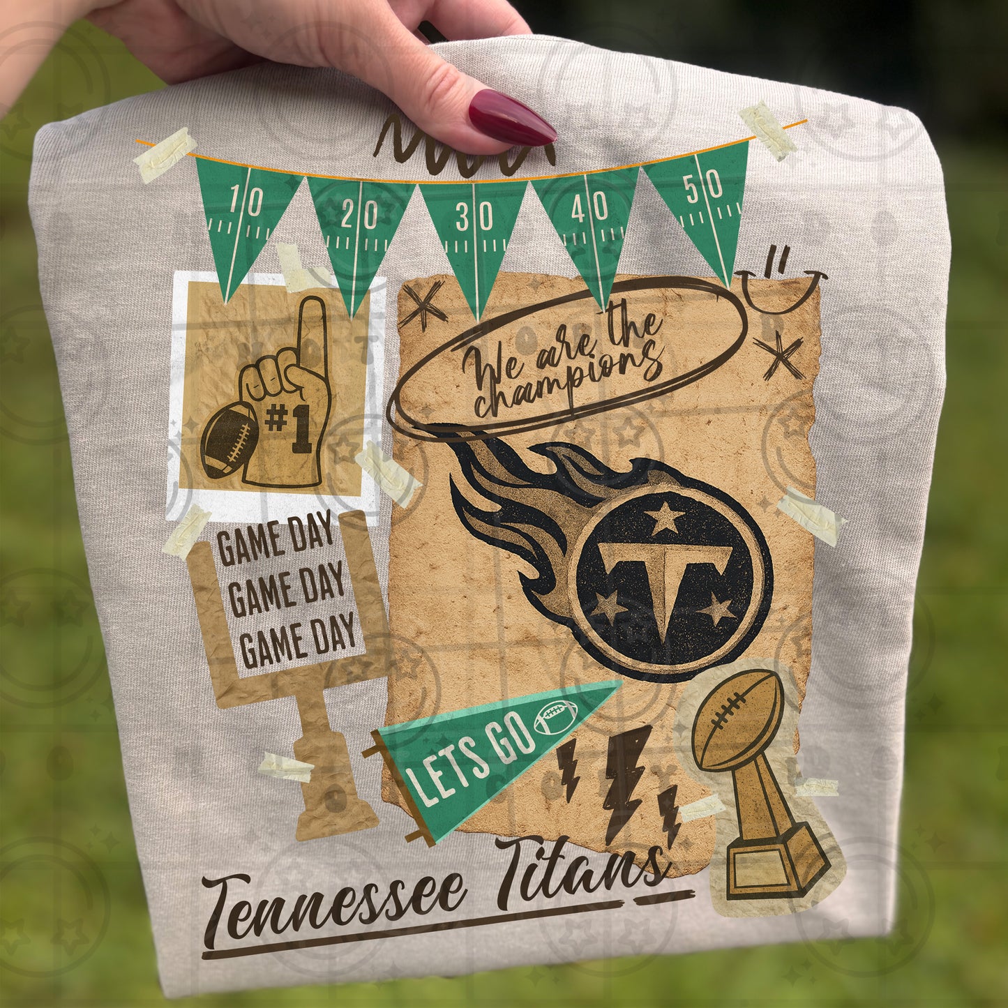 Pro Football Team Vintage Collage (Choose Yours) 00681