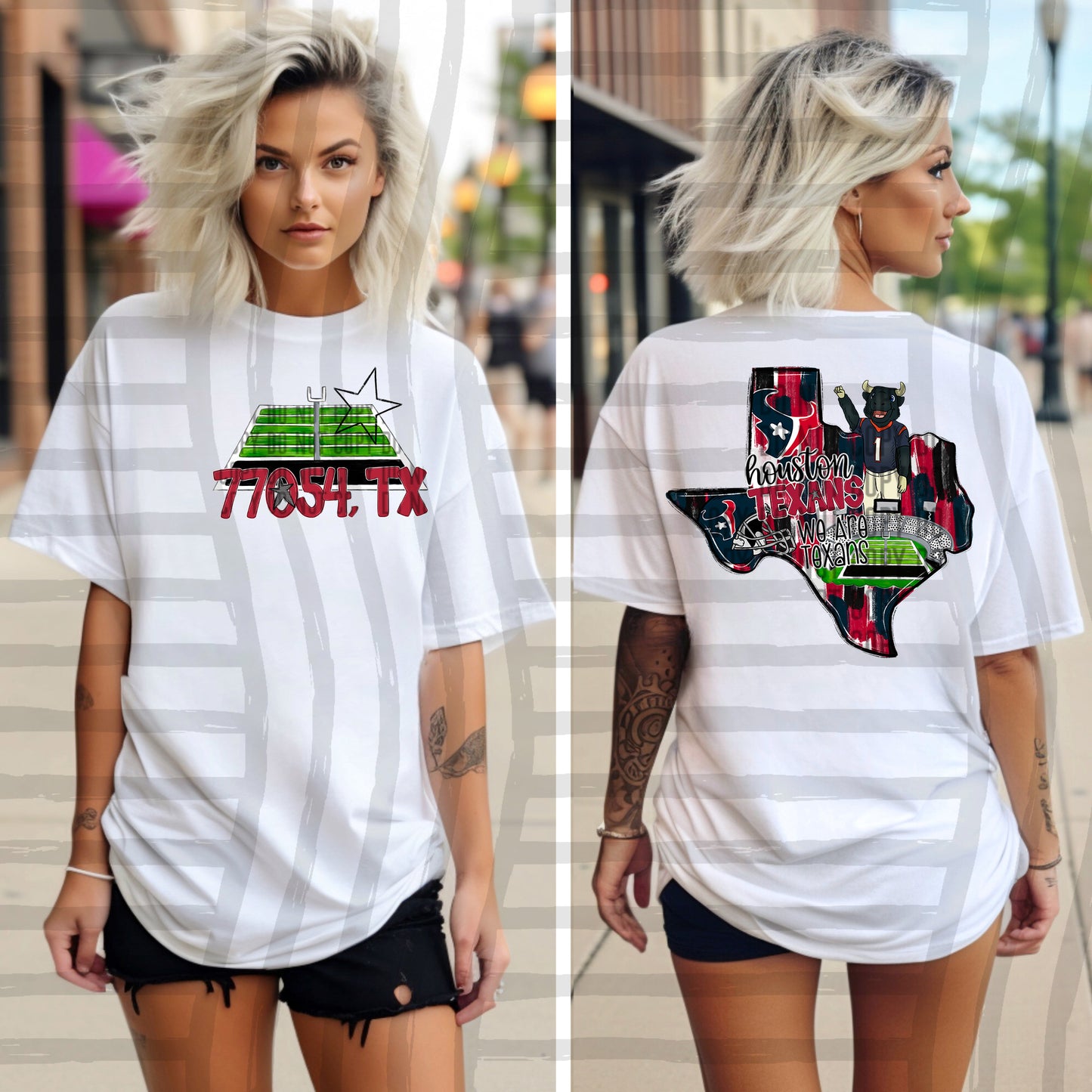 Pro Football Team Brushstroke States (BACK ONLY) (Choose Yours) 01154