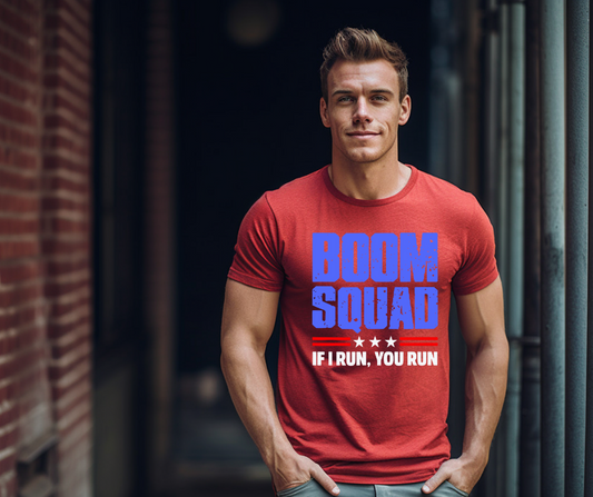 Boom Squad If I Run You Run DTF Transfer 06235