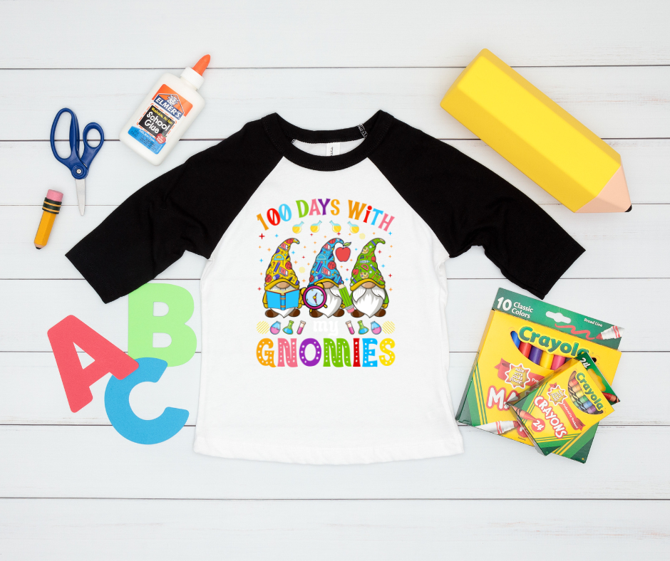 100 Days with My Gnomies DTF Transfer 06470