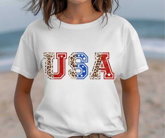 USA Leopard DTF Transfer 06243