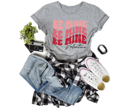 Be Mine Valentine Retro DTF Transfer 06450