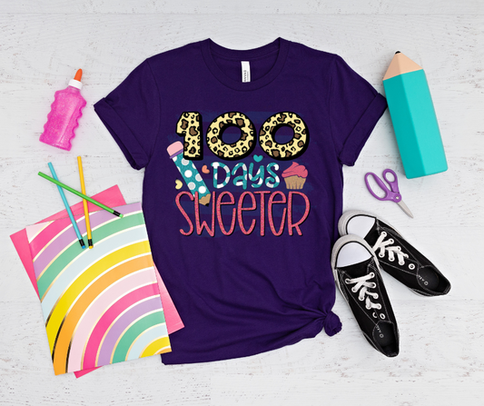 100 Days Sweeter DTF Transfer 06480