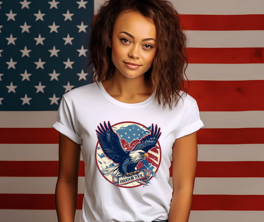 Freedom Tour Eagle DTF Transfer 06242
