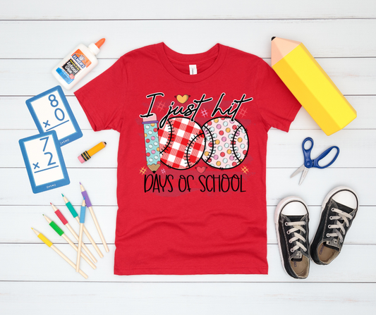 I Just Hit 100 Days of School DTF Transfer 06465