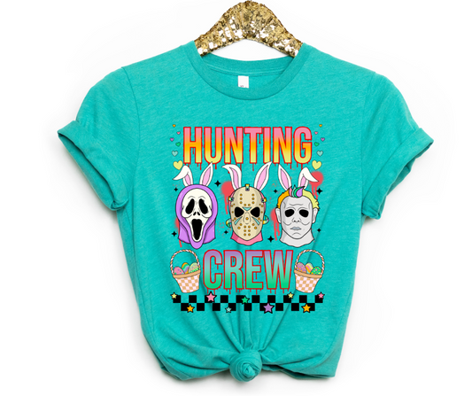 Horror Easter Hunting Crew DTF Transfer 06332