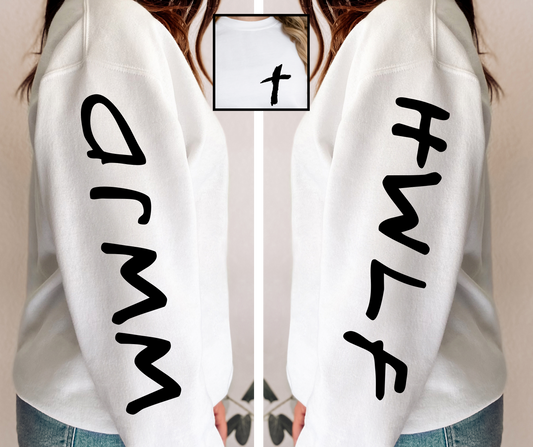 WWJD HWLD Sleeve and Pocket DTF Transfer 06532