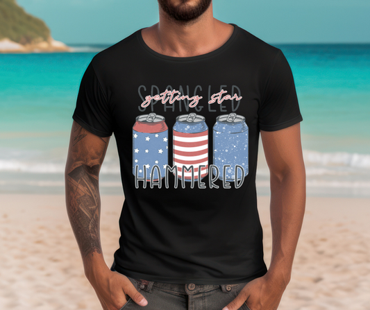 Getting Star Spangled Hammered DTF Transfer 06232