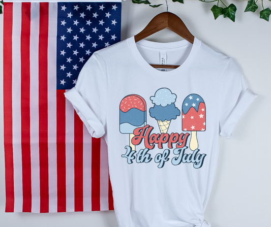 Happy 4th of July Popsicles DTF Transfer 06247