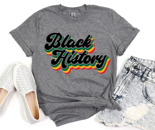 Black History Retro DTF Transfer 06492