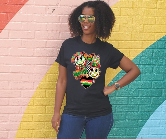 Juneteenth Retro Collage DTF Transfer 06222