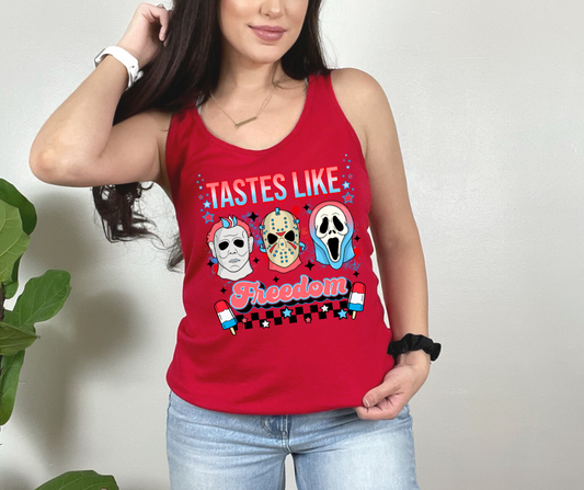 Tastes Like Freedom Horror DTF Transfer 06261