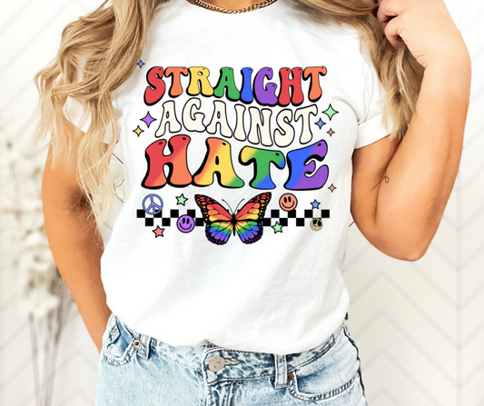 Straight Against Hate DTF Transfer 06210