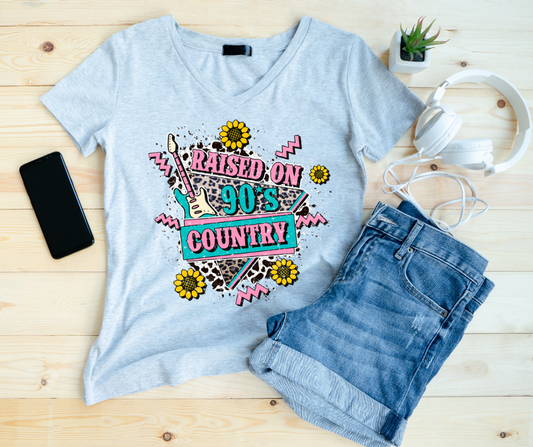 Raised on 90s Country DTF Transfer 06224