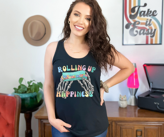 Rolling Up Happiness DTF Transfer 06254