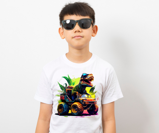 Watercolor T-Rex DTF Transfer 06215