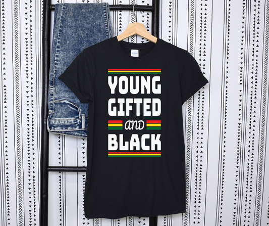 Young Gifted and Black DTF Transfer