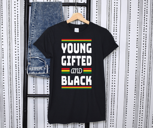 Young Gifted and Black DTF Transfer 06489