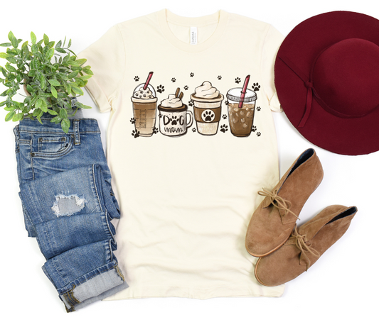 Dog Mom Latte DTF Transfer 06435