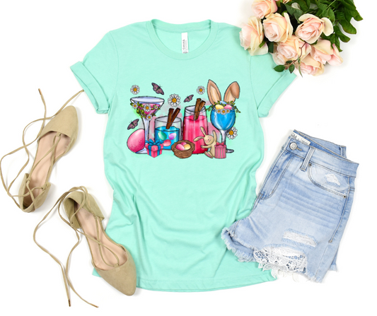 Easter Wine DTF Transfer 06431