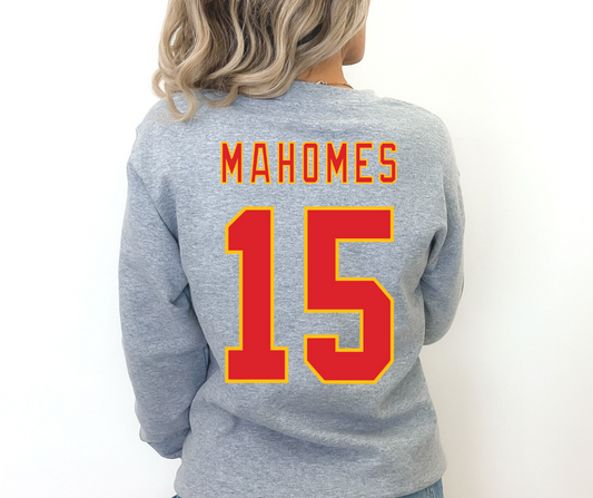 Mahomes 15 DTF Transfer 06396