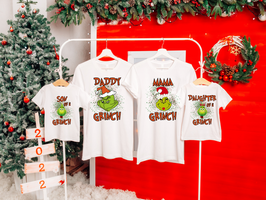 Grinch Family DTF Transfer 06587
