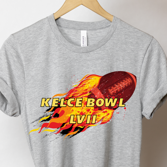 Kelce Bowl LVII Fire DTF Transfer 06405