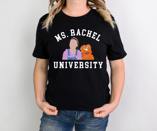 Ms Rachel University DTF Transfer
