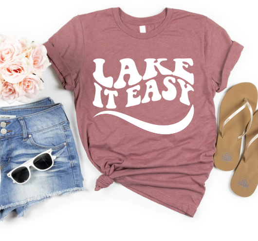 Lake It Easy DTF Transfer 06334