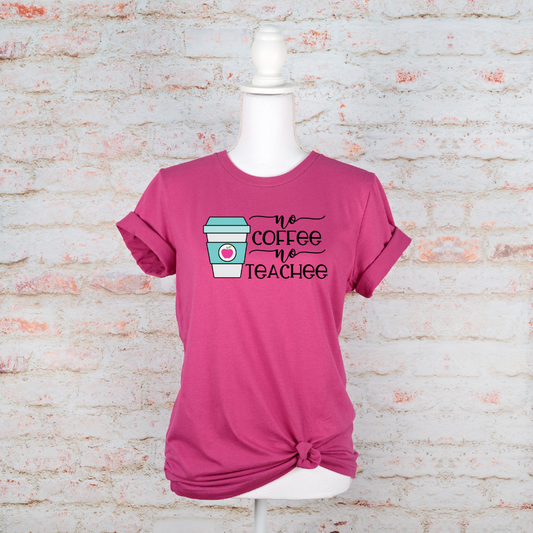 No Coffee No Teachee DTF Transfer 06604