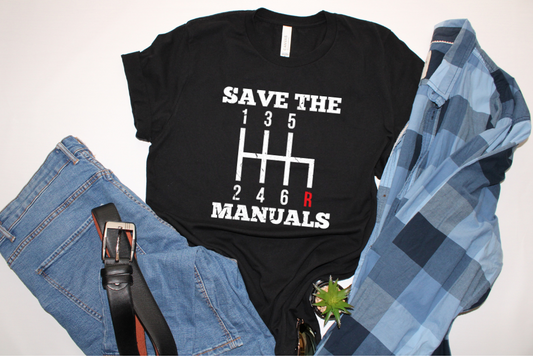 Save the Manuals DTF Transfer 06603